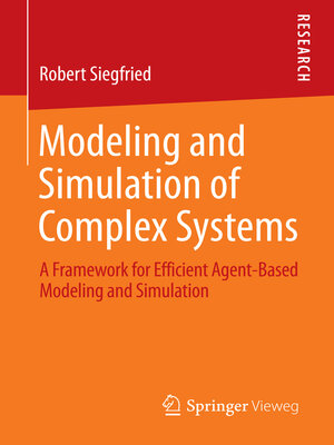 cover image of Modeling and Simulation of Complex Systems